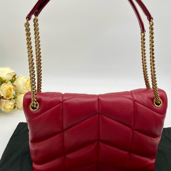 Women’s Ysl, medium LouLou puffer shoulder bag made in Italy - Picture 10 of 16
